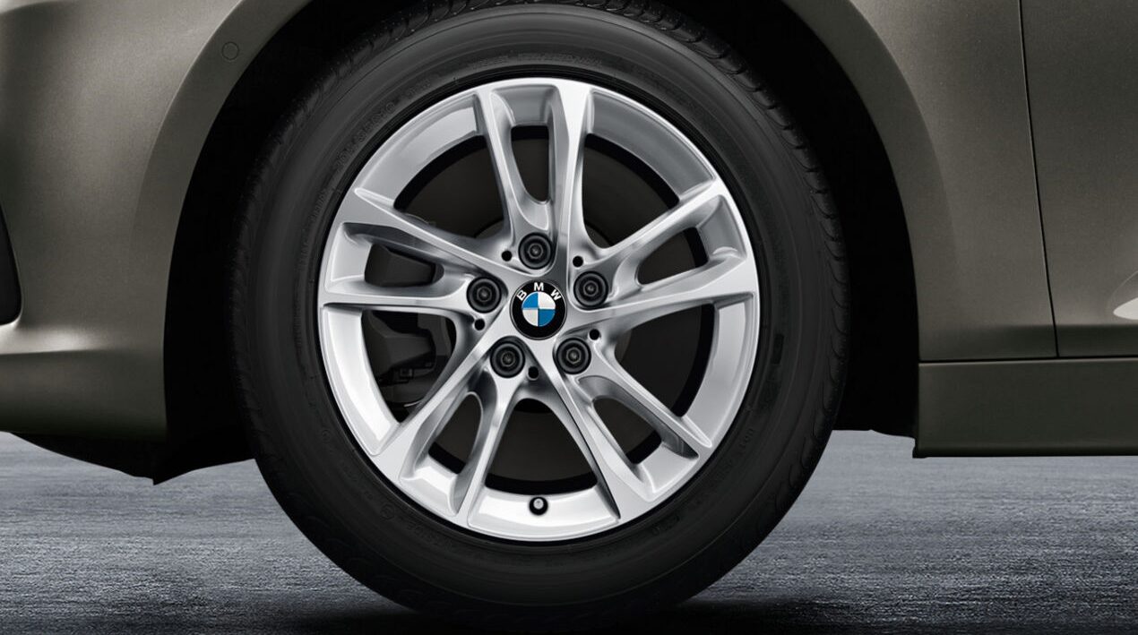 BMW 16 Zoll Leichtmetallräder Doppelspeiche 474, Reflex Silver 
