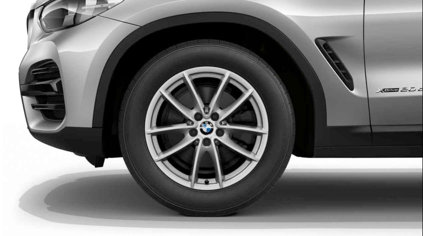 BMW 18 Zoll Winter-Leichtmetallräder V-Speiche 618, reflex silver 