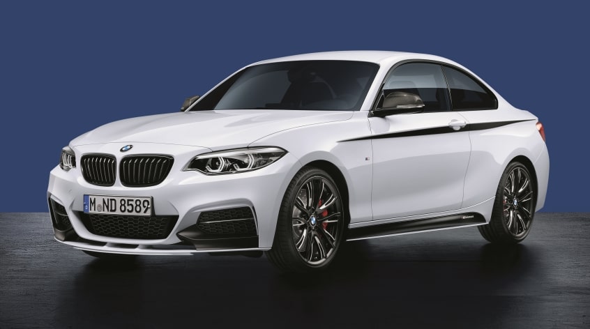 BMW M Performance Schwelleraufsatz links schwarz matt für 1er, 2er  