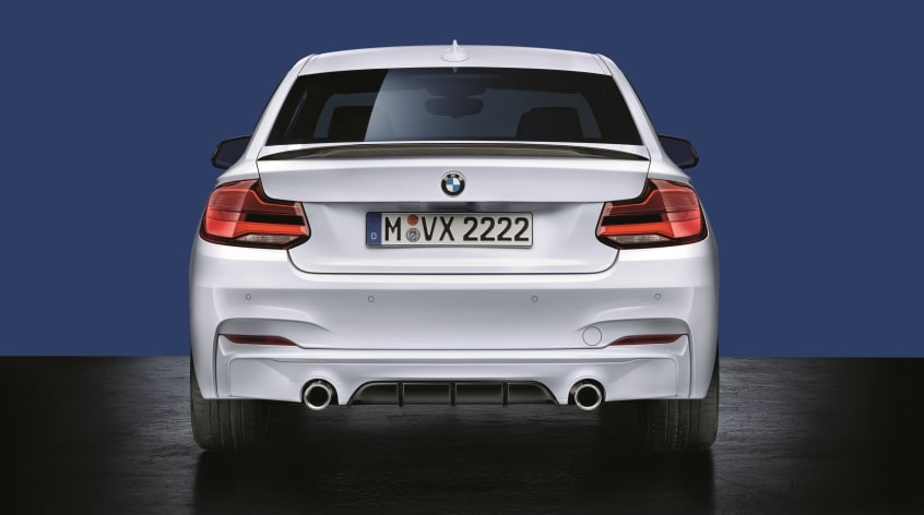 BMW M Performance Heckdiffusor schwarz matt für 2er (F22, F23  