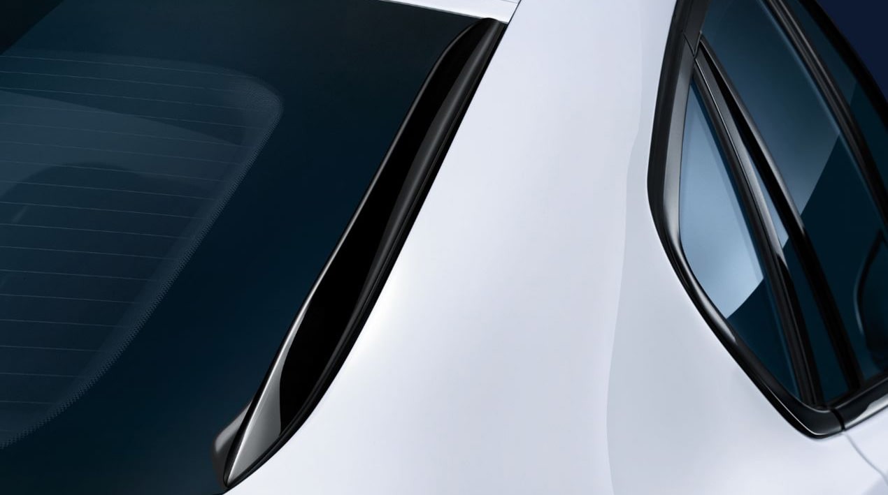 BMW M Performance Heckfinnen Hochglanz schwarz für X6, X6M (F16  