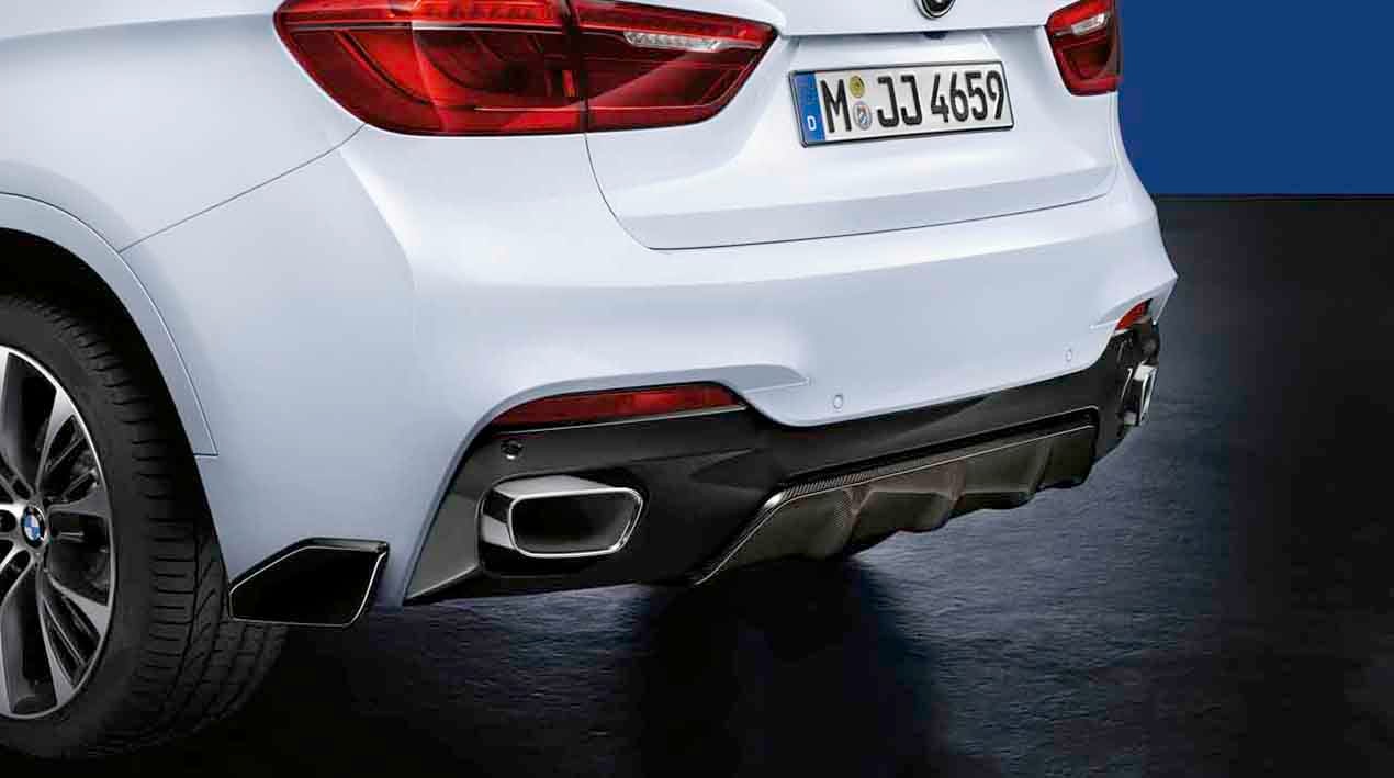 BMW M Performance Aerodynamikpaket Heck Flap links/rechts für X6 
