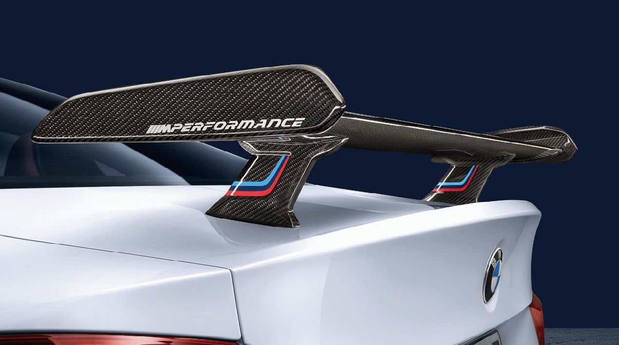 BMW M Performance Heckspoiler Carbon durchströmt farbig, 2er,3er 