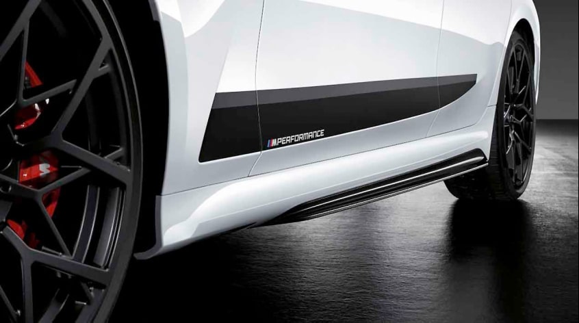 BMW M Performance Seitenschweller Aufsatz schwarz hochglänzend 