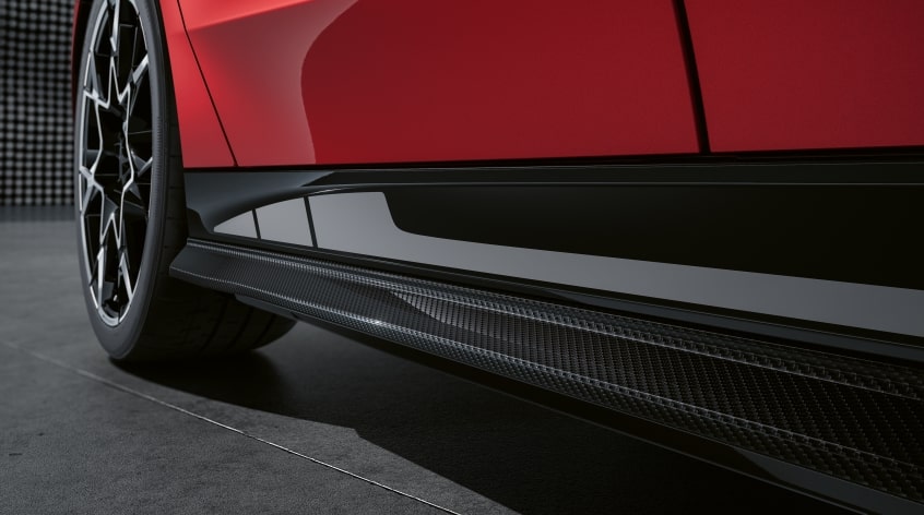 BMW M Performance Schwelleraufsatz Carbon links für 5er (G60, G61 