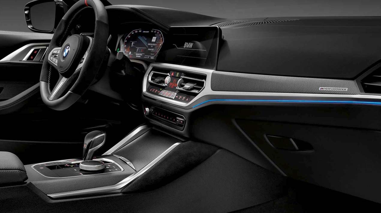 BMW M Performance Interieurblenden Carbon/Alcantara für 3er, 4er 