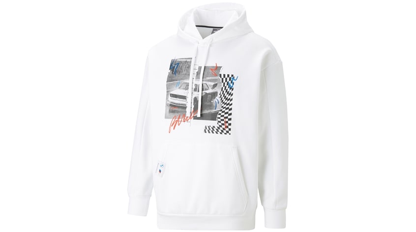 BMW M Motorsport Grafik Hoodie Herren, weiß | BMW.de