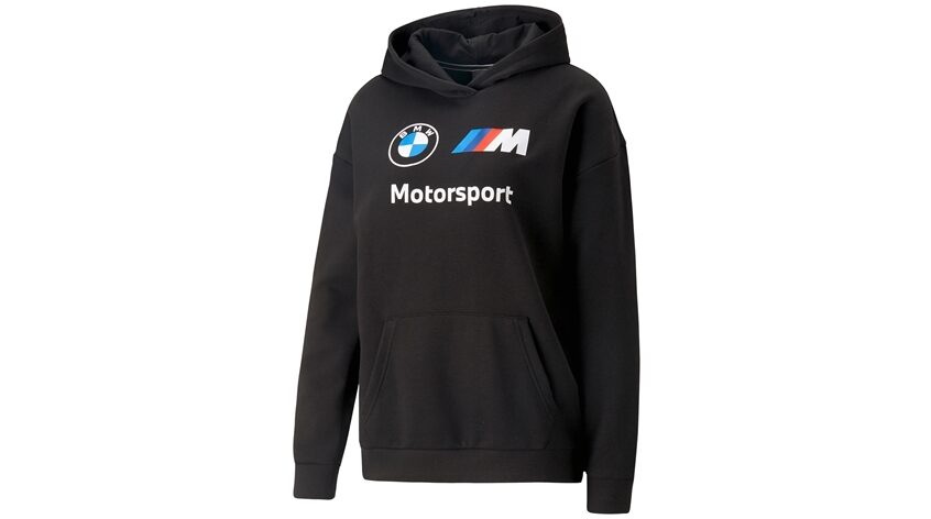 BMW M Motorsport Logo Hoodie Damen, schwarz | BMW.de