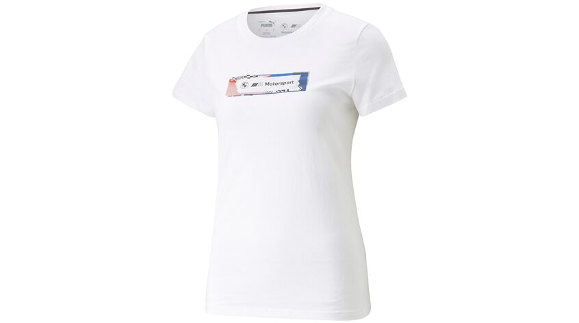 BMW M Motorsport Statement T-Shirt Damen, weiß | BMW.de