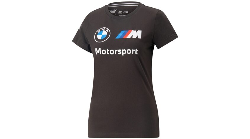 BMW M Motorsport Logo T-Shirt Damen, schwarz | BMW.de