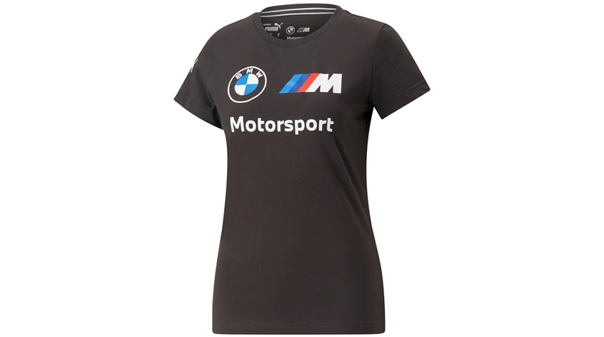 BMW M Motorsport Logo T-Shirt Damen, schwarz | BMW.de