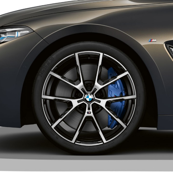 BMW M850i xDrive, Dravitgrau metallic, 20" Leichtmetallräder Vielspeiche 728 M. BMW M850i xDrive, Dravitgrau metallic, 20" Leichtmetallräder Y-Speiche 728 M.